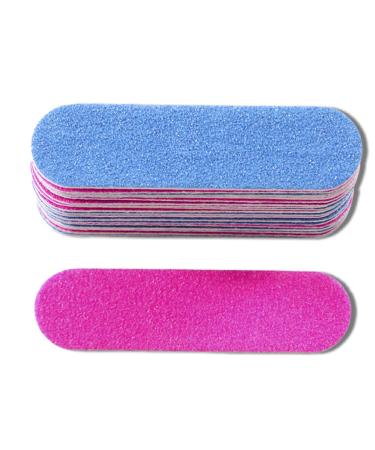 dijiusidy 100 Pieces Sandpaper Nail File Wear-Resistant Flexible Crystal Polishing File Reusable Cosmetic Pedicure Manicure for Women