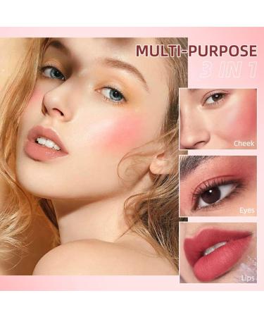 Xcreando Blush Makeup Soft Cream Blush for Cheeks Matte Blush Stick for Cheek Eye Lip Skin Tint Dewy Finish Weightless Natural-Looking (#1 morning rose) - Buy Online on GoSupps.com