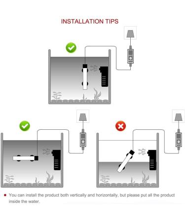 300W Submersible Aquarium Heater with LCD Thermometer | Auto Thermostat | Shatter-Proof | 35-60 Gallon Fish Tank - Buy Online on GoSupps.com