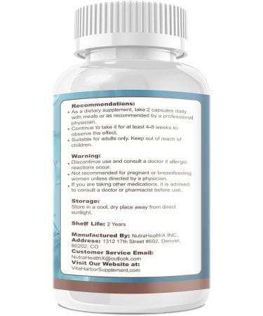 VitaHarbor Cortisol Supplement for Women and Men, 4-in-1 Cortisol Reducer with Magnesium Glycinate, Ashwagandha, Phosphatidylserine, L-Theanine, for Relaxation & Calm Support, 90 Veg Caps - Buy Online on GoSupps.com