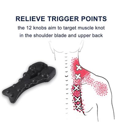 Relieflylab Trapezius Stretcher & Neck Massager - Ultimate Pain Relief for Trapezius & Cervical Vertebrae - Buy Online on GoSupps.com