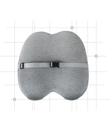 Lumbar Support Pillow | Breathable Lumbar Support Cushion Soft Sponge Auto Seat Back Support for Driving Seat Summer Ergonomic Design Gray - Buy Online on GoSupps.com