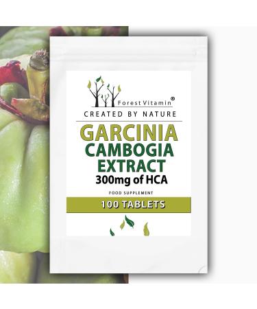 Garcinia - Forest Vitamin - Garcinia Cambogia Extract 300mg HCA - 100 tablets - Malabar Tamarind Fruit Extract 500mg - stock for approx. 3 months - weight control
