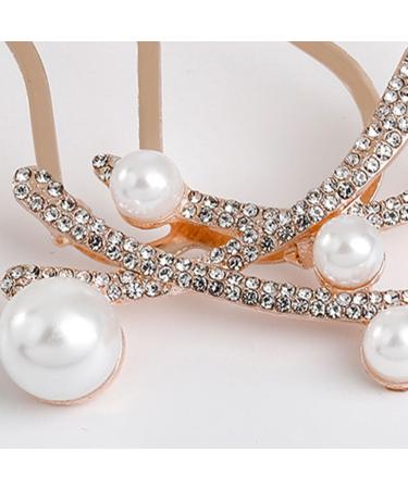 Nilioyul 2piece Fashionable Hair Accessories For Female Delicate Pearl Hair Comb EASY TO Alloy Wedding Hair FASHION Silver - Buy Online on GoSupps.com