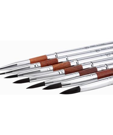 A&K L'YDIA 7PCS Travel Artist Brushes Set - Professional Watercolor, Gouache, Acrylic - Portable Compact Design - Anti-Shedding Synthetic Squirrel Hair - Miniature Detailing - Detachable Handles - Buy Online on GoSupps.com