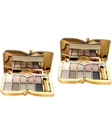 Beavorty 2pcs Colorful Mirror With Shadow Brush & Eyeshadow Colors # Flash Makeup Eye Glitter - Buy Online on GoSupps.com