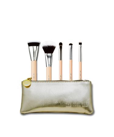 THE TOOL LAB 501 Mini Brush Kit - Mini Powder Mini Eye Point Flat Concealer Brush Mini Makeup Brush Set Korean Cosmetics