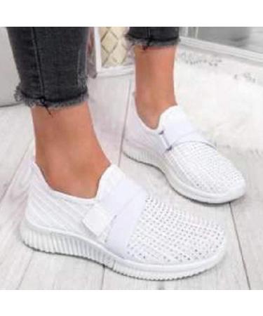 Women's Light Waterproof Sneakers | Stylish Summer Sneakers & Orthopedic Shoes in Blue White & Black - Size 42 EU - Buy Online on GoSupps.com