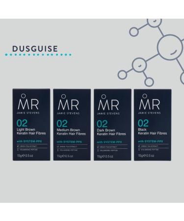 Jamie Stevens Dark Brown Hair Fibres - Instantly Thicker Hair Solution - Buy Online on GoSupps.com