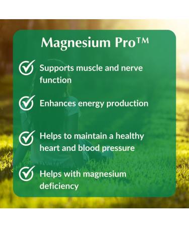 Provita Magnesium Pro - Advanced formulation featuring 4 forms of magnesium vitamin B6 and coral calcium. - Bio-available Vegan Blend (90 Capsules) - Buy Online on GoSupps.com