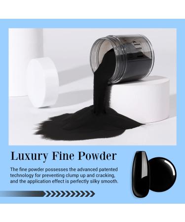 AZUREBEAUTY Dip Powder Black 2oz - Odor-Free, Long-Lasting French Nail Art Kit - DIY Manicure Salon Quality Results - Buy Online on GoSupps.com