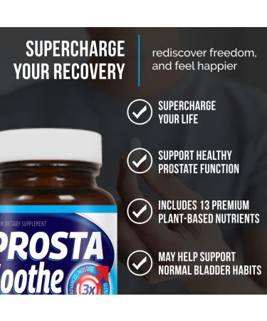 PROSTA SOOTHE Premium Dietary Supplement for Healthy Prostate Function - 1 Count - Buy Online on GoSupps.com