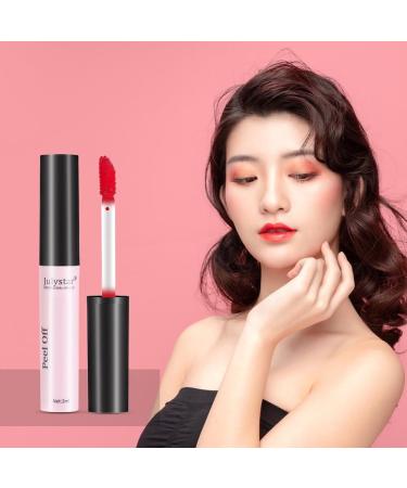  Katutude 6 Pack Peel Off Lipstick for Girls Waterproof Long Lasting Matte Liquid Waterproof Non-stick Lipstick for Girls Women - Buy Online on GoSupps.com