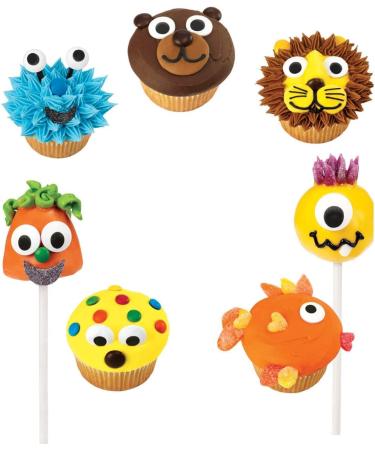 Wilton Candy Eyeballs Great for Childrens Birthday Cakes and Cupcakes Make that Dessert or Treat Look Back with Candy Eyes Large 1-Ounce Large Eyeballs - Buy Online on GoSupps.com