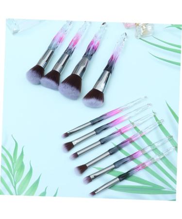 Set of 10 Makeup Make-Up Brush Cosmetic Brush Makeup Tool Brush for Make-Up Glass Foundation Brush - Buy Online on GoSupps.com