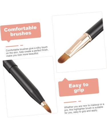 Ipetboom Lip Brush for Lipstick Makeup Brush Lip Gloss Brush Lip Eyeliner Brush Portable Lipstick Brush Eye Lash Brush Tool Smudge Stick Metal Double Head Travel - Buy Online on GoSupps.com
