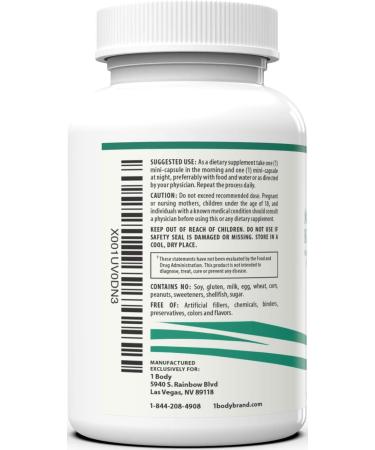 Pure Magnesium Bisglycinate Chelate - Reduce Cramps, Improve Sleep - 44mg Per Capsule - Buy Online on GoSupps.com