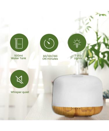 Dr Botanicals Home Aroma Diffuser for Essential Oils - 130ml (500ml USB) | International Shipping Available - Buy Online on GoSupps.com