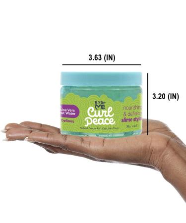 Just For Me Curl Peace 12oz Nourishing & Defining Slime Styler for Kids - Weightless Hair Gel for Wash and Go Curls - Buy Online on GoSupps.com
