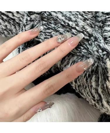 ieron Cat Eyes Cured Nail Wraps Self-Adhesive Gel Nail False Nails with Diamond Removable Glue on Nails for Girls Glitter Nail Tips (XS) - Buy Online on GoSupps.com