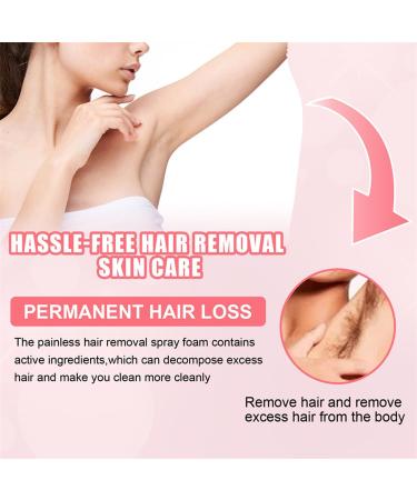 2 Minutes Rapide pilation Spray Indolore Inhibiteur De Croissance Des Cheveux Jambe Bras Aisselle D pilatoire Permanent pour Dames Hommes Soins De R paration (1PCS) - Buy Online on GoSupps.com