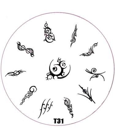 ++SPECIAL ITEM++ Stamping stencil T-Series: T31 Tribal