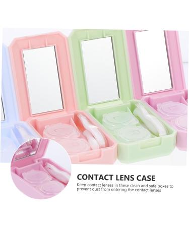 Homsfou Glass Container Set - 20 STK Contact Lens Travel Case Organizer & Holder - Ideal Travel Plastic Container for Contact Lenses - Buy Online on GoSupps.com