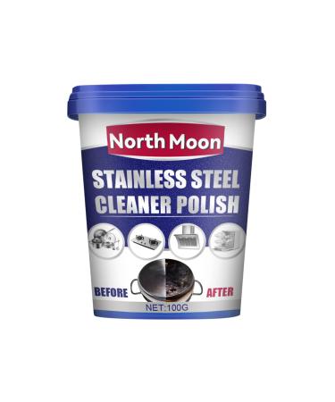 Stainless Steel Cookware Cleaning Household Kitchen Cleaner for Sinks Pans Pots 0.2Lbs Cookware Detergent Stainless Steel Cleaner for Sinks Kitchen for Pots and Pans 100g Bag