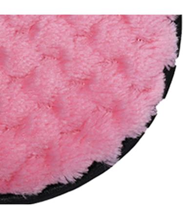 Pink Makeup Remover Puff - Soft Breathable & Reusable Cosmetic Tool for Gentle Skin Cleansing - Buy Online on GoSupps.com