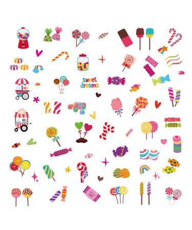 Candyland Temporary Tattoos - 24 Sheets | Birthday Decorations & Party Favors - Buy Online on GoSupps.com