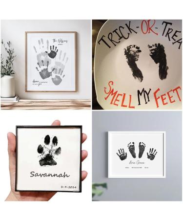 Baby Hand & Footprint Set - Reusable Stamp Cushion Easy to Wash - Perfect for Cherished Memories - Buy Online on GoSupps.com