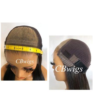 CBWIGS Long Wavy Lace Front Wig - 16 Ombre Brown Brazilian Remy Human Hair 150% Density Bleached Knots - Buy Online on GoSupps.com