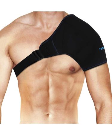 NEWGO Shoulder Ice Pack Rotator Cuff Cold Therapy, Reusable Ice Pack Shoulder Ice Wrap Gel Cold Pack for Shoulder Injuries Pain, Tendonitis, Recovery after Shoulder Surgery, Adapts Either Shoulder 1 Count (Pack of 1)