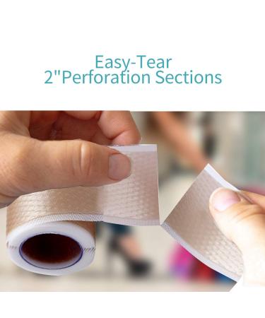Dimora Soft Waterproof Silicone Medical Tape 1.6in x 59in - Easy Tear Design, Comfortable & Breathable - Pain-Free Removal, No Residue - 1 Roll - Buy Online on GoSupps.com