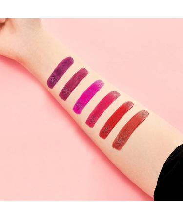 PEPHUCA Wine Lip Tint - 6 Colors Long Lasting Waterproof Matte Lipstick - Gift for Girls & Women - Buy Online on GoSupps.com