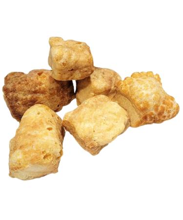 Himalayan Yak Puffs (1 LB Bag) - Yak Cheese Dog Chews - Natural Microwaved Crunchy Puff Treats - Protein Rich Gluten-Free Long Lasting Yak Milk Puffy Treats - Dog Chew Treat All Natural