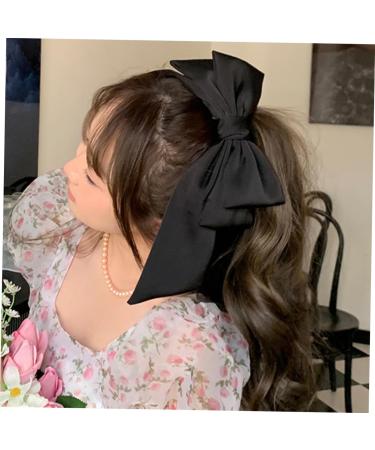Bow Hairpin Hair Pin Hair Clip Bobby Pins Black Ponytail Clip Hair Bows for Teens Big Hair Bows Hair Barrettes for Women Hair Ribbon Bow Large Hair Bows Alloy 3 Alligator Clip Miss - Buy Online on GoSupps.com