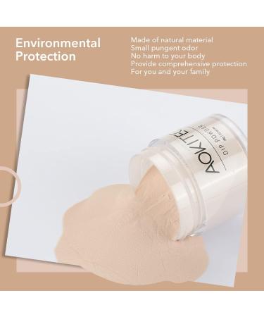 Aokitec 28g Dip Powder Nude French Nail Art Collection - Odor-Free & Long-Lasting Salon Quality DIY Manicure Kit - Buy Online on GoSupps.com