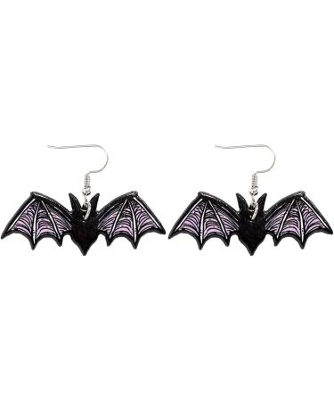 Feylie Halloween Acrylic Earrings - Pumpkin Skeleton Dangle Drops | Statement Jewelry for Women - Buy Online on GoSupps.com