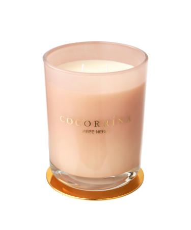 Cocorr na Candle fragrance candle in a glass - Pepe Nero burning time up to 46 hours with 2 wicks natural soy candle Christmas gift candle 420g Pepe Nero 420g