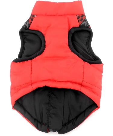 Waterproof Dog Jacket for Small Dogs | Smalllee Lucky Store Red Skull Coat for Chihuahua & Shih Tzu | Winter Pet Apparel - Buy Online on GoSupps.com