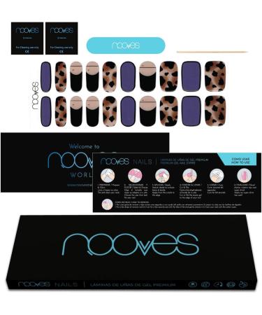  NOOVES NOOVES NAILS Premium Precurated Gel Nail Sheets - Cheetah Passion - Nail Art | Semi-Permanent Gel Nail Strips | Semi-Permanent Gel Nail Stickers | Gel Nail Stickers | Gel Nails - Buy Online on GoSupps.com