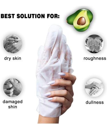 5 Pairs MOND'SUB Avocado Moisturizing Hand Masks | Hydrating Gloves for Dry Hand and Dry Skin | Nourishing & Soothing & Whitening |Best Natural Skin Care Products Full with Natural Oil - Buy Online on GoSupps.com