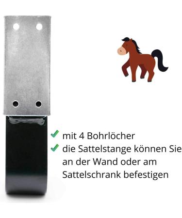 AMKA Foldable Saddle Holder Set - 2 Pieces with Hook for Easy Storage | Perfect for Equestrians - International Shipping Available - Buy Online on GoSupps.com