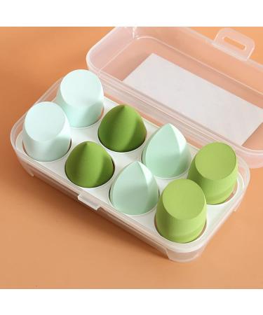 Kingbridal 8-Piece Make-Up Sponges Set | Multi-Colored Cosmetic Applicators for Cream Liquid & Powder | Perfect for Dry/Wet Use - Buy Online on GoSupps.com
