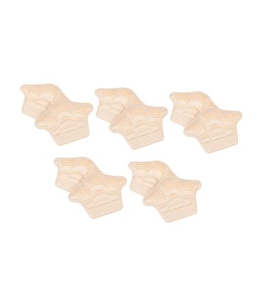 FOMIYES 5 Pairs Anti-wear Stickers for Heels Heel Grips for High Heels Foams Heel Grips Liner Convenient Heel Pads Comfortable Heel Portable Heel Pads Supplies Invisible Miss As Shown 10X7.5X1CM