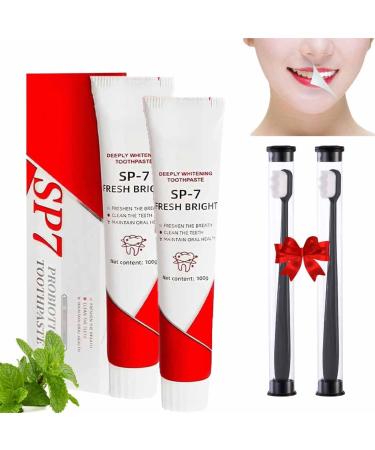 Sp-7 Probiotic Toothpaste Sp-7 Probiotic Whitening Toothpaste with Toothbrush Sopami Sp-7 Probiotic Stain Removal and Whitening Toothpaste Sopami Fresh Breath Deep Cleaning Care