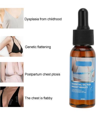 Essential Oil for Breast Enlargement & Firming - 2 Bottles (30ml) - Strong Absorption & Fullness - Buy Online on GoSupps.com