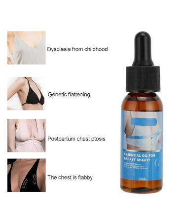Essential Breast Oil - 2 Piece Set for Fuller Nourished and Tightened Breasts | Moisturizing & Massaging Oil for Breast Enlargement - Buy Online on GoSupps.com
