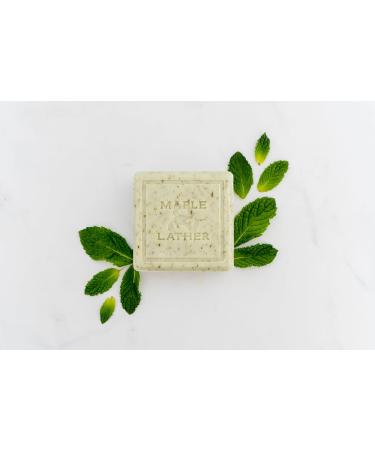 Buy Maple & Lather Triple Milled Bar Soap - Northern Mint Exfoliating & Moisturizing 209g - Sustainably Sourced from Provence France - Buy Online on GoSupps.com
